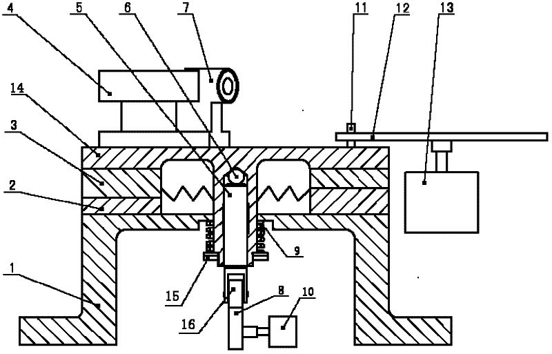 High-precision multi-tooth dividing plate magnification changing mechanism in optical system