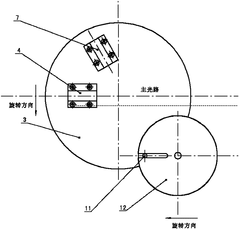 High-precision multi-tooth dividing plate magnification changing mechanism in optical system