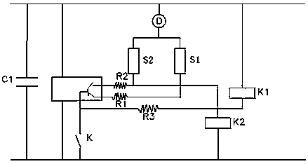 Opening and closing control system of washing machine drain valve