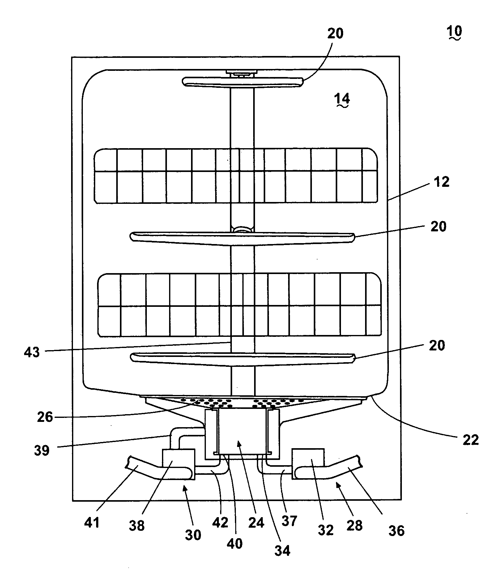 Dishwasher with soil removal