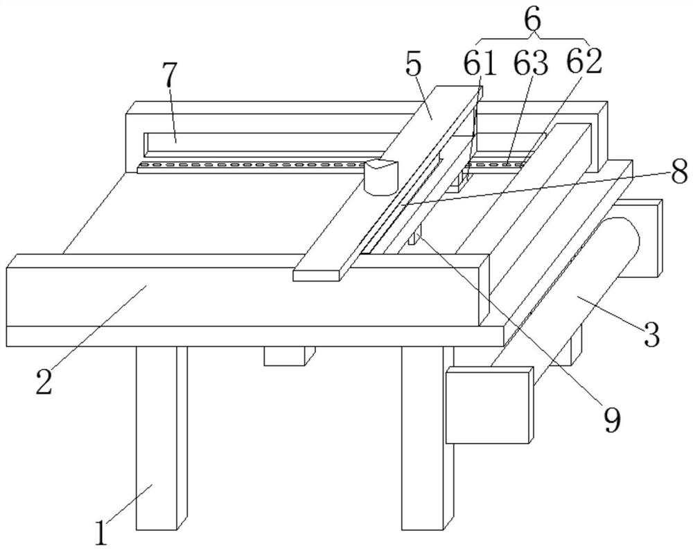 Non-woven fabric processing and cutting device capable of conducting positioning and use method thereof