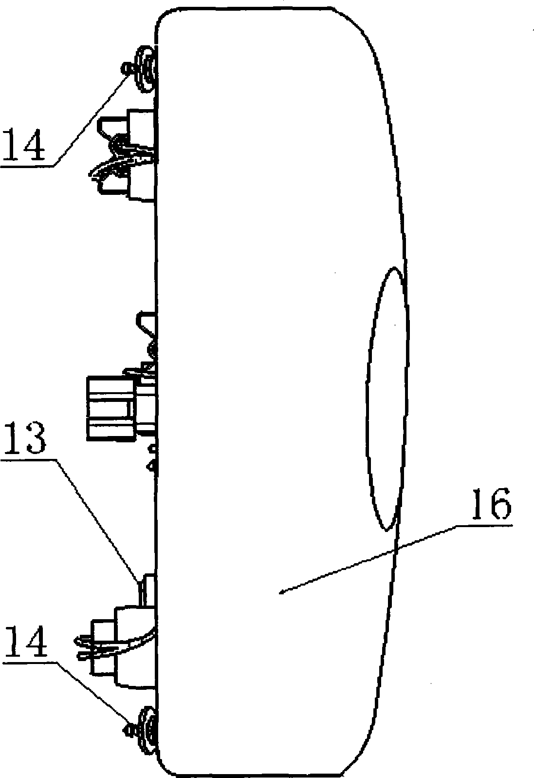 Combined automobile tail light