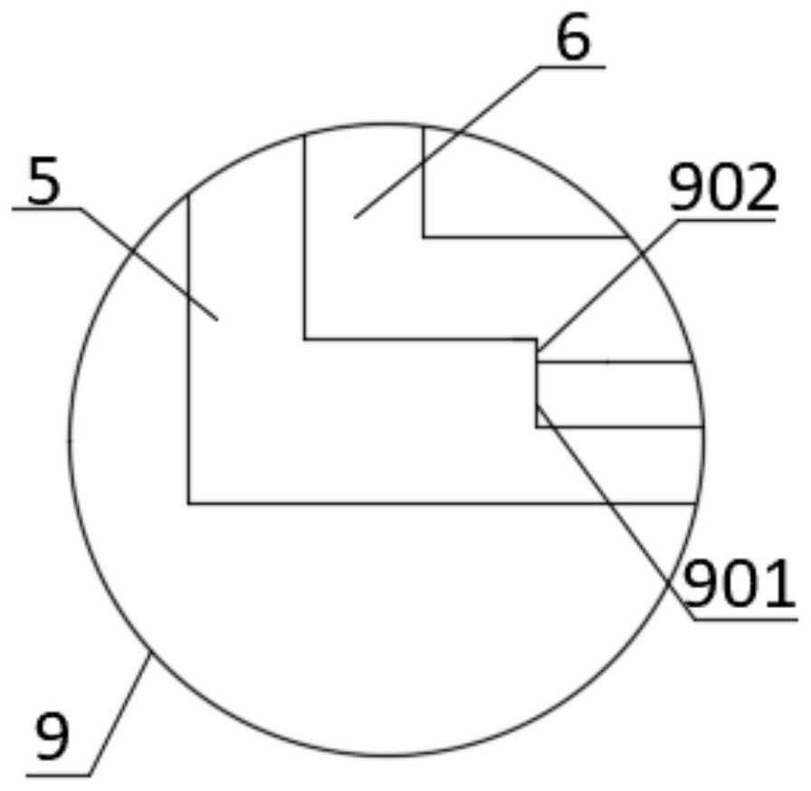 Double-wall large elbow pipe structure