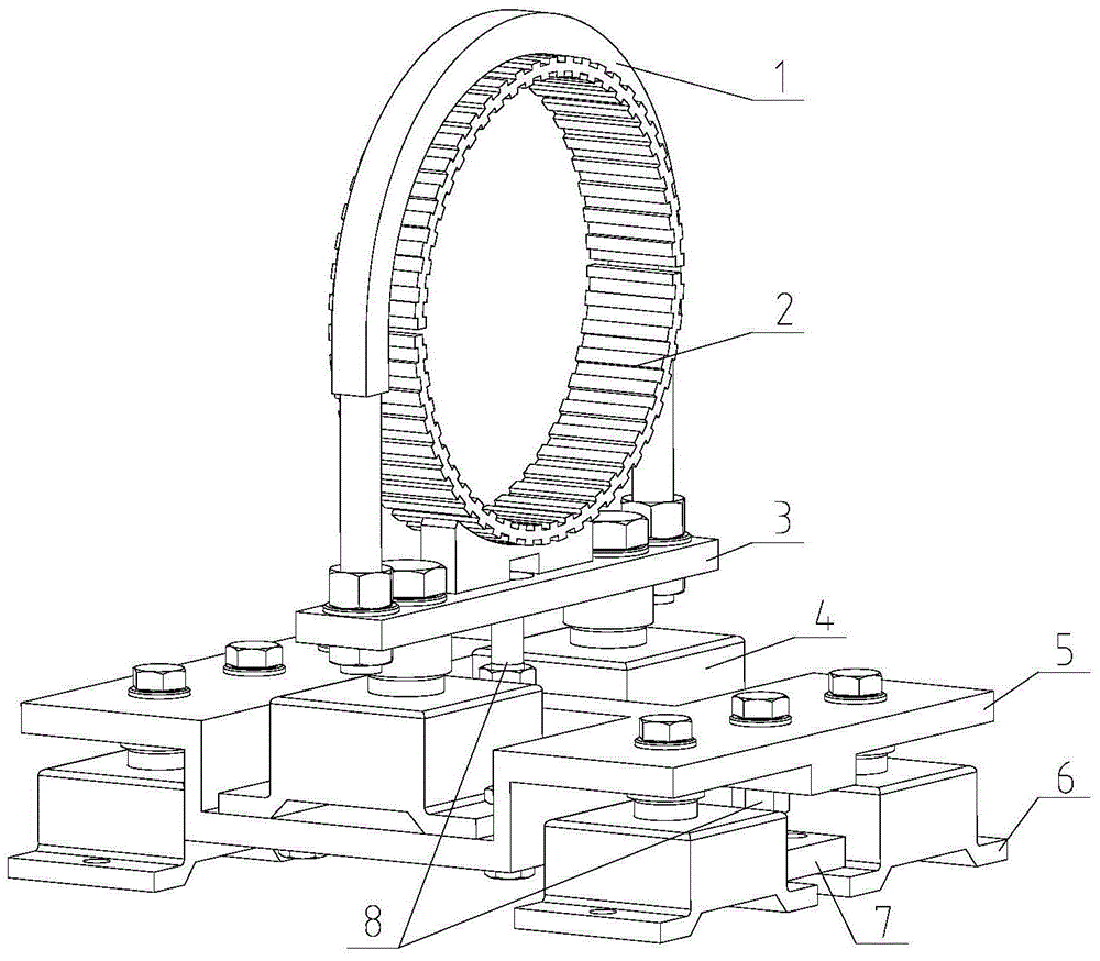 A Multilayer Vibration Isolation and Shock Resistant Pipeline Support