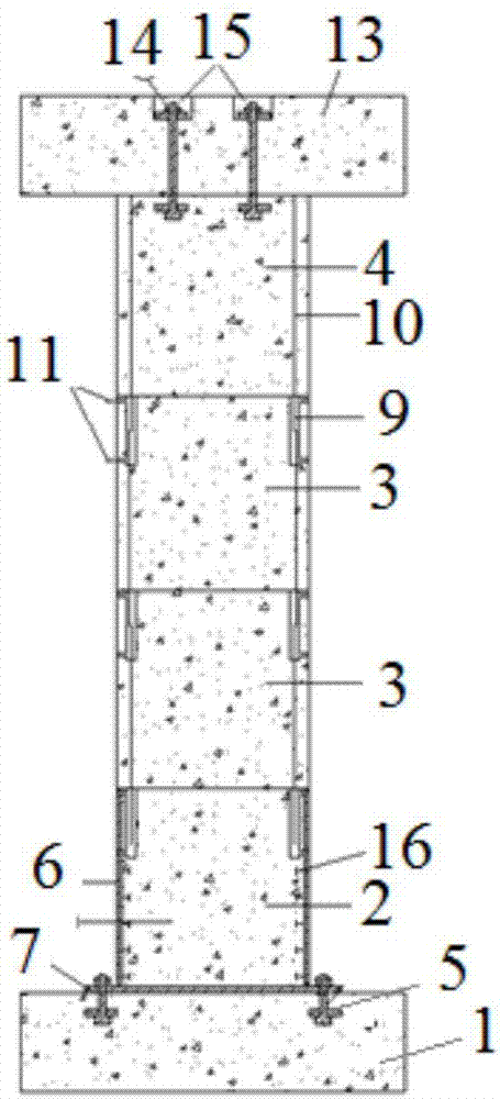 Prefabricated concrete-filled steel tube and concrete-filled steel tube splicing pier