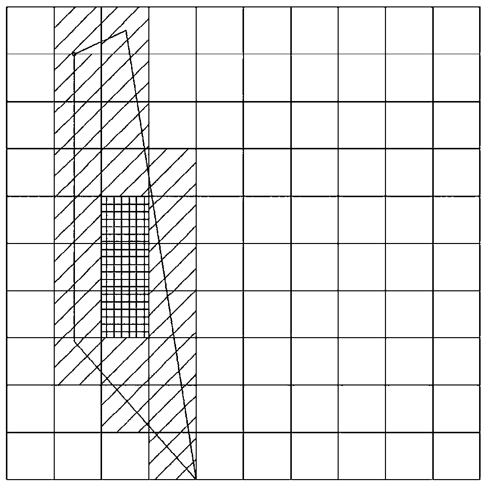 Inclined fracture mesh generation method based on embedded discrete fracture model