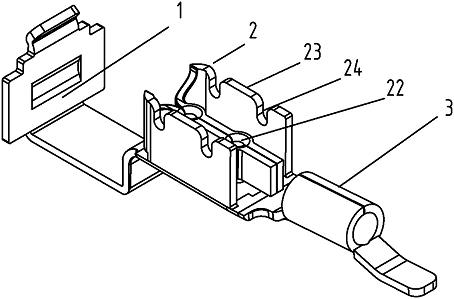 Connector assembly of solar photovoltaic cell junction box