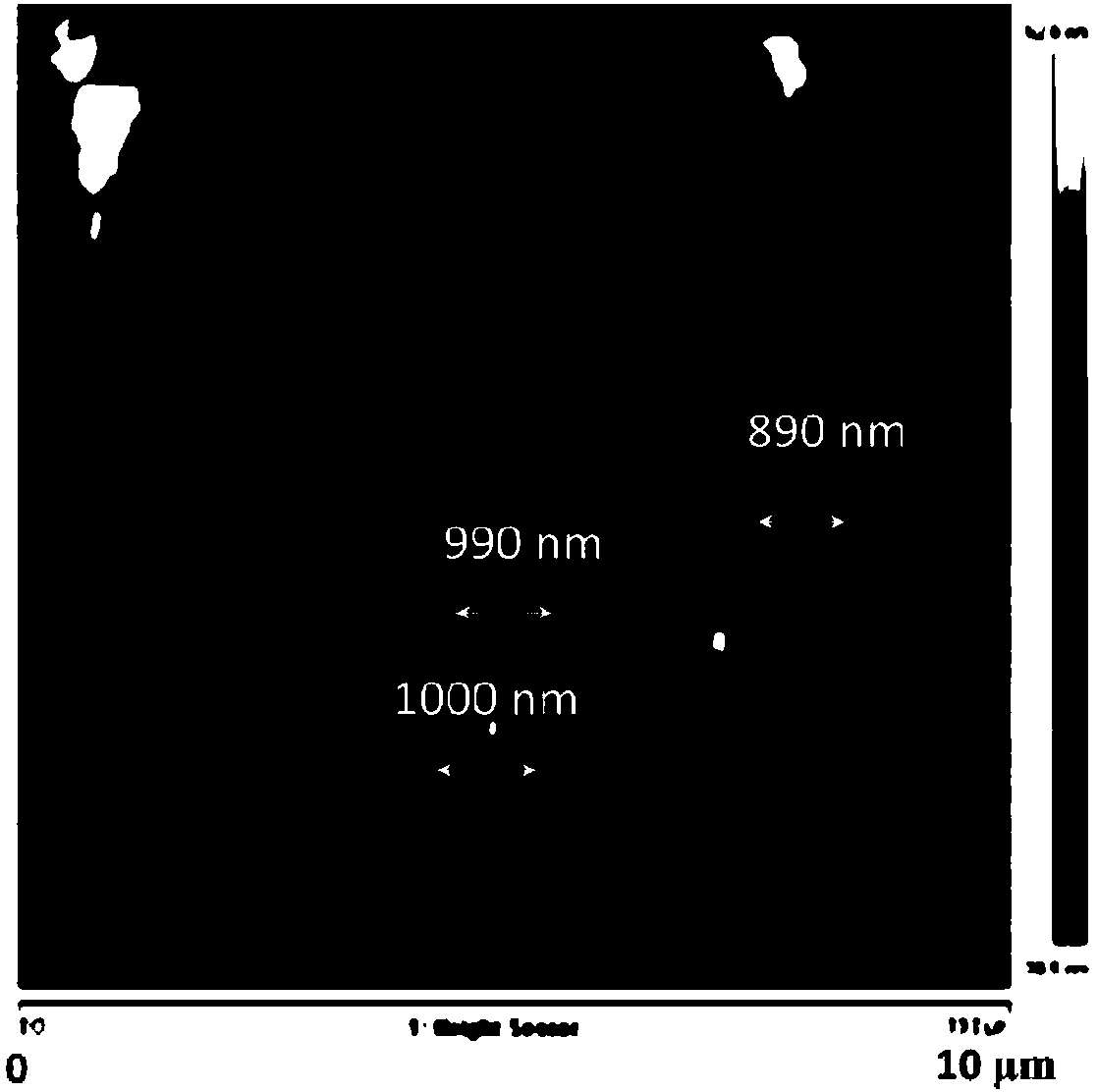 Two-dimensional black phosphorus nanosheet and liquid-phase peeling preparation method thereof