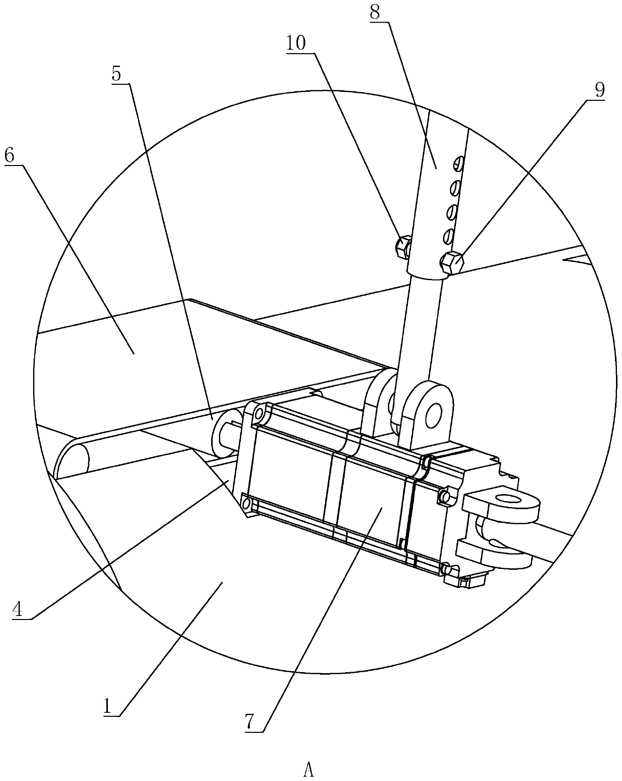 Pipeline optical power cable laying power assisting device