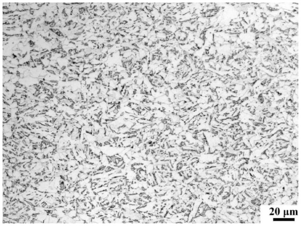 A heat treatment method for reducing the yield ratio of low-carbon bainite bridge steel