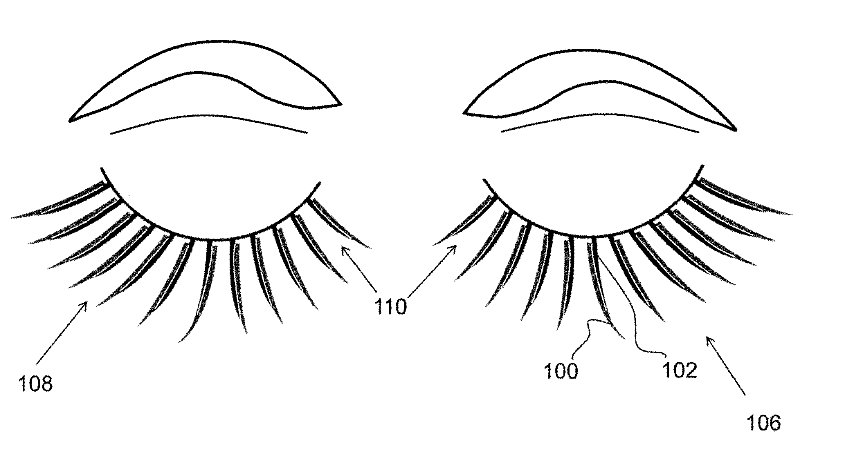 Method for grouping eyelashes and applying eyelash extensions