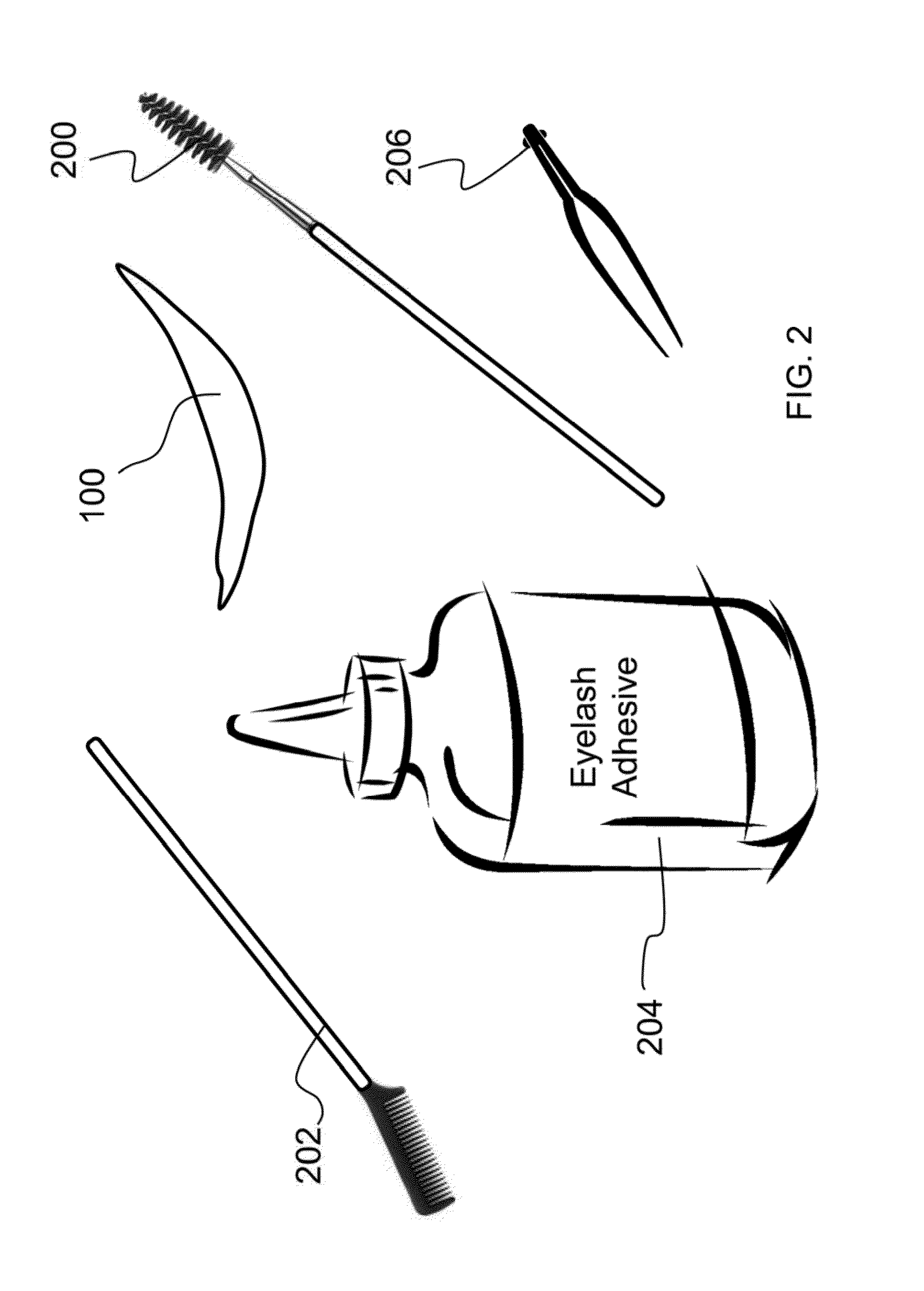 Method for grouping eyelashes and applying eyelash extensions