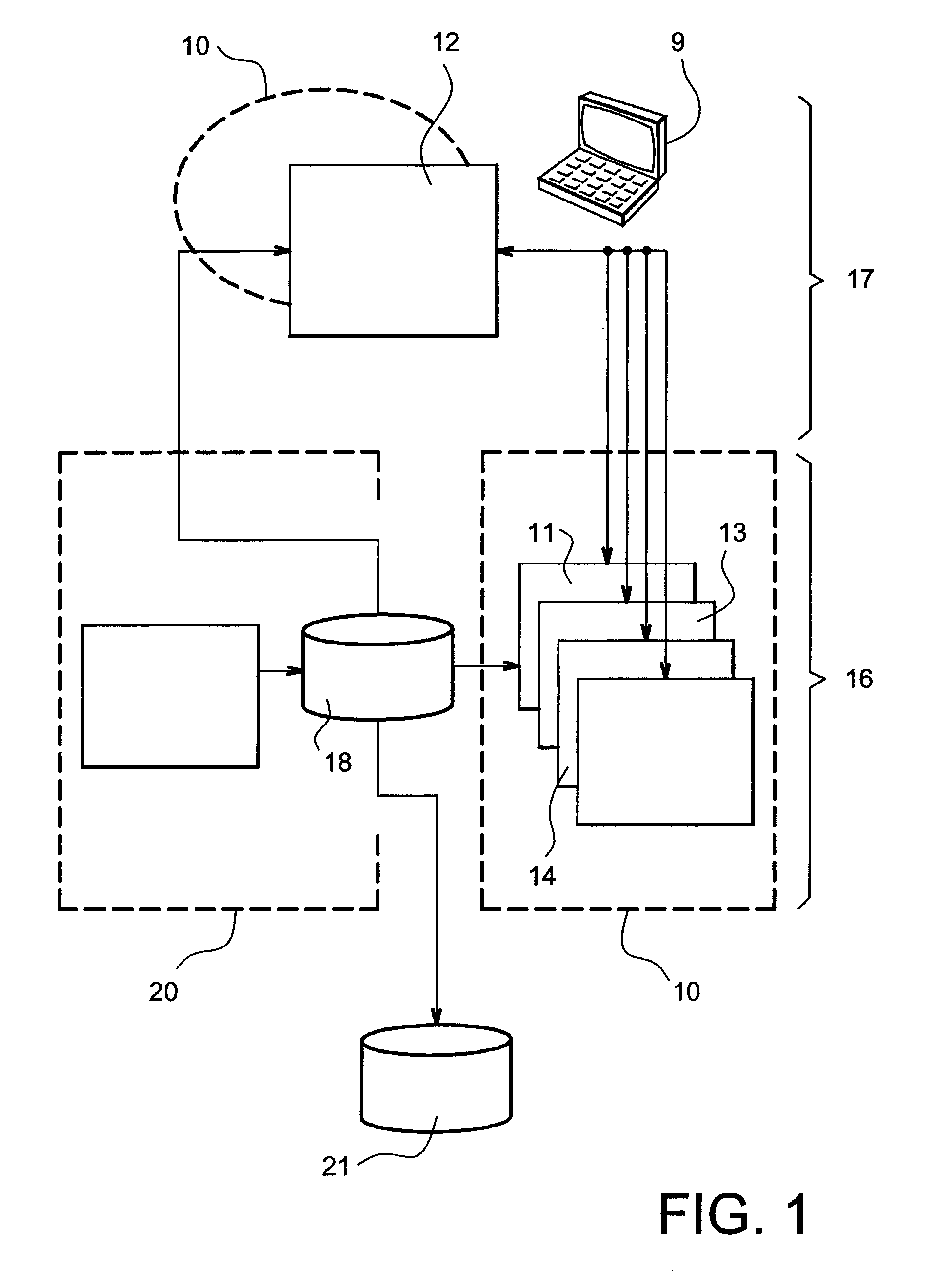 Support device for a motorised flying instrument in a wind tunnel