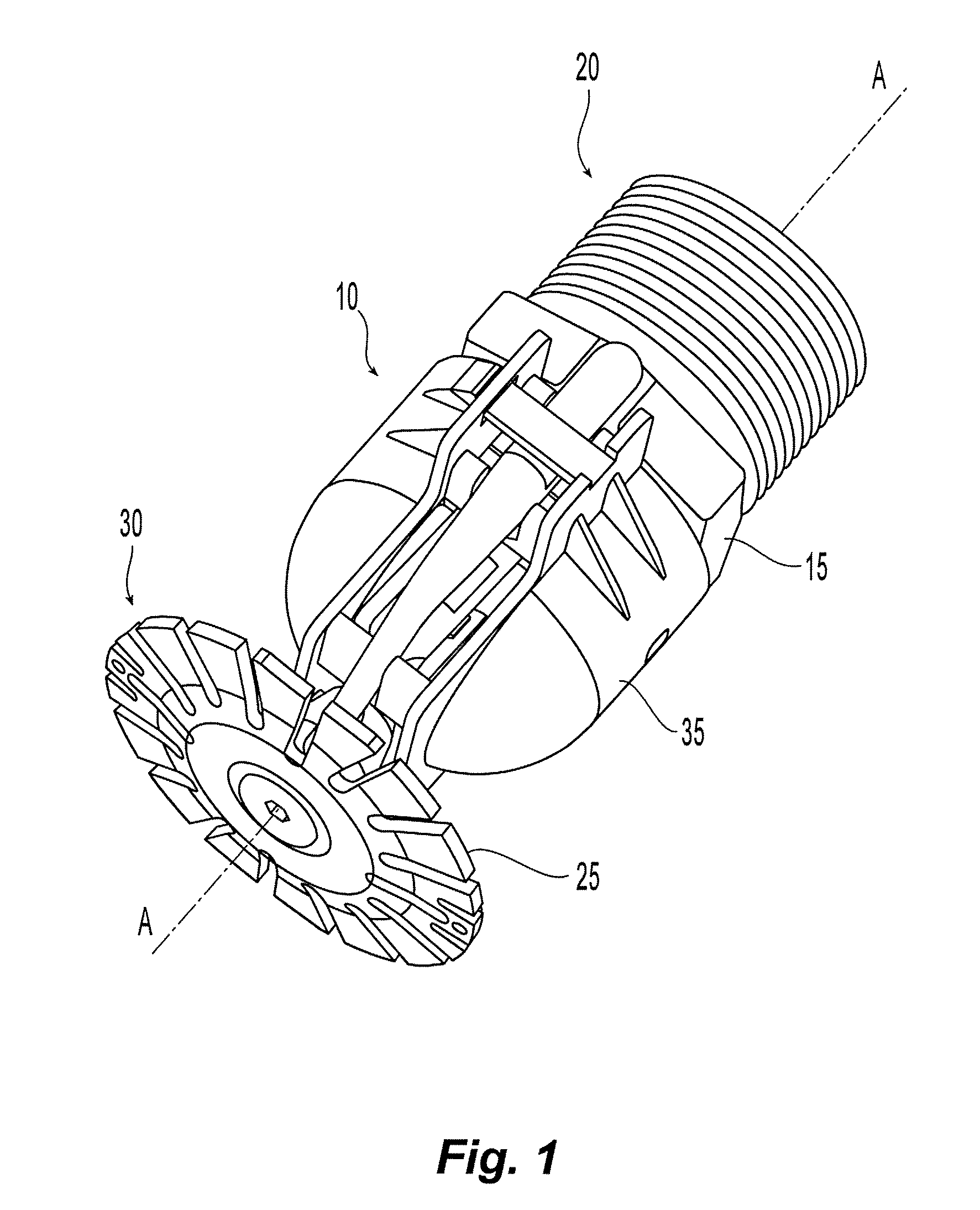 Extended coverage pendent sprinkler