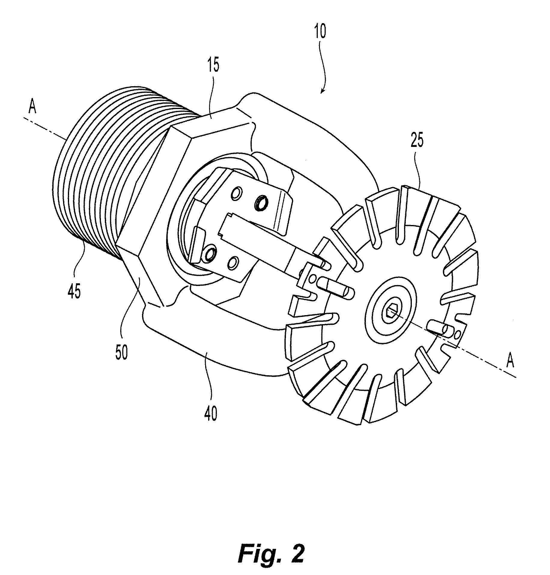 Extended coverage pendent sprinkler