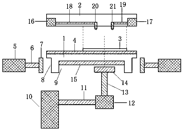 An ito glass spin-coating black glue system device based on positioning analysis