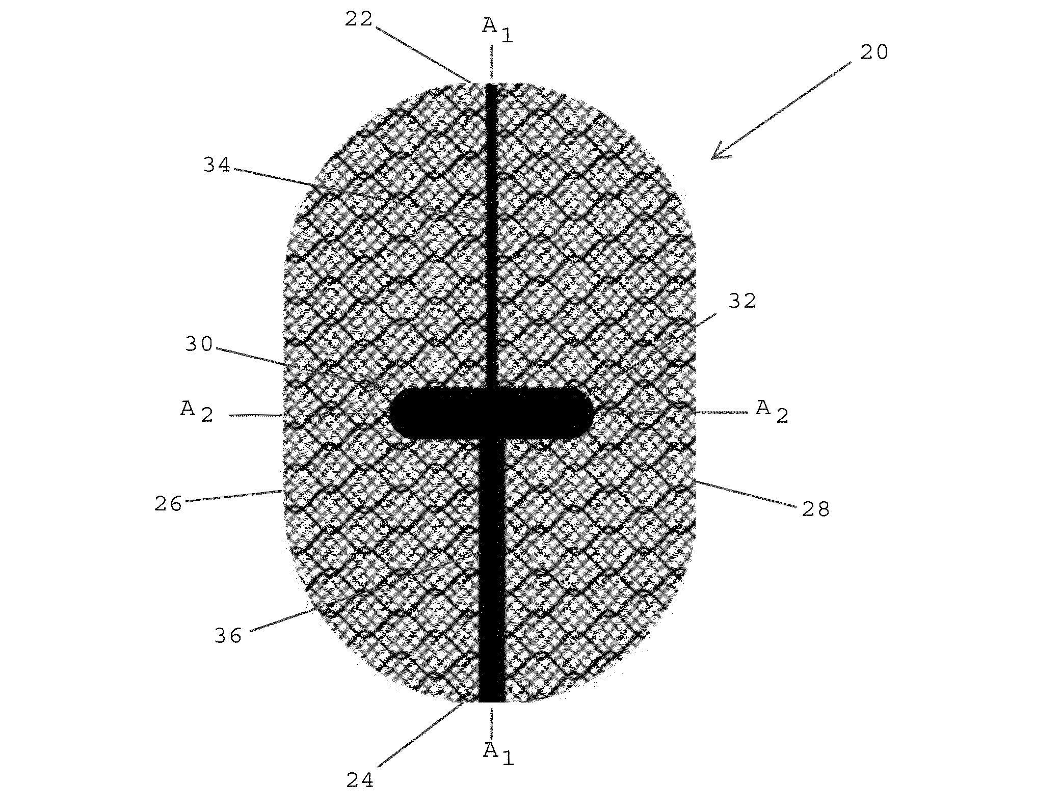 Composite anisotropic tissue reinforcing implants having alignment markers and methods of manufacturing same