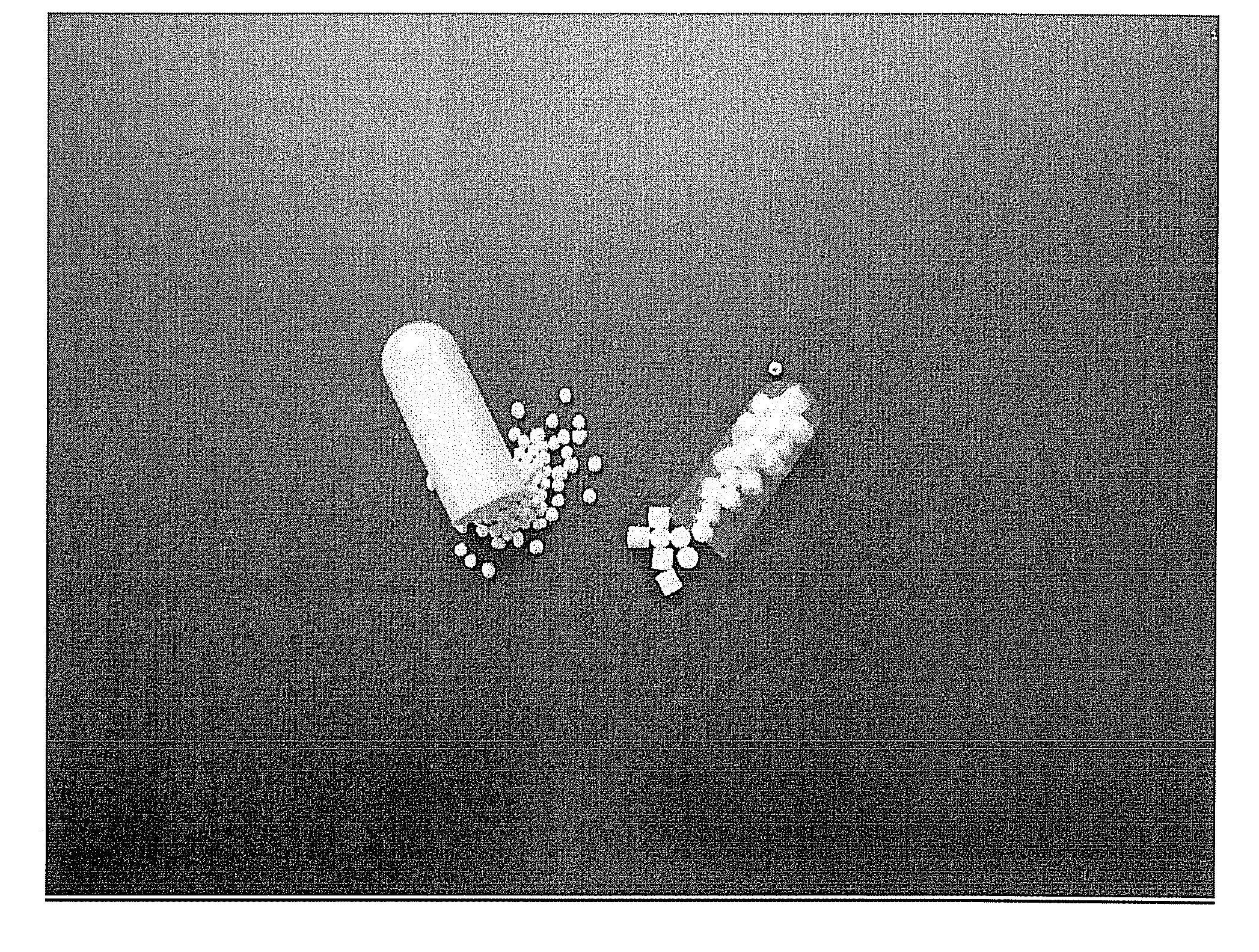 Compressed core for pharmaceutical composition