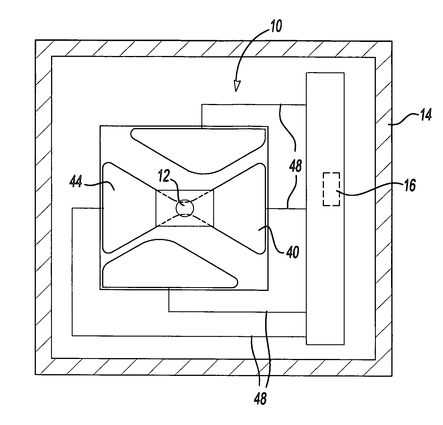 Full function initiator with integrated planar switch