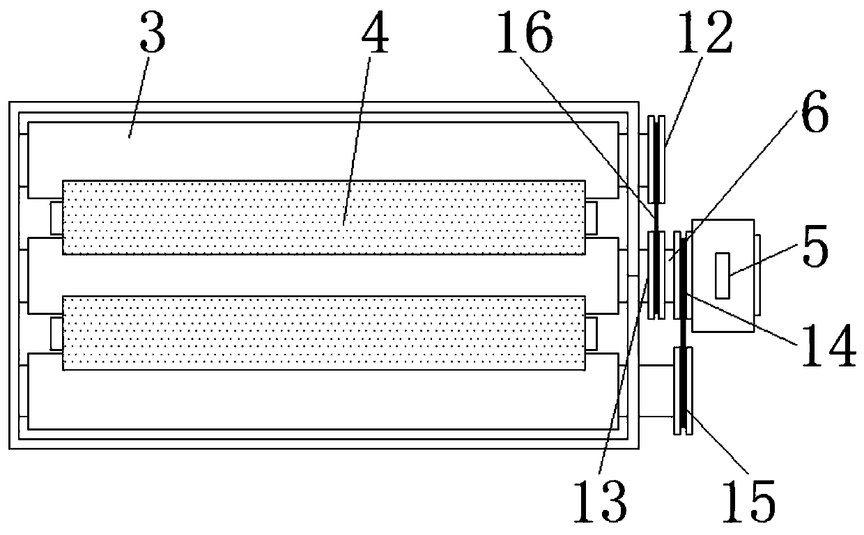 A loose cloth arrangement device for fabric processing of bags