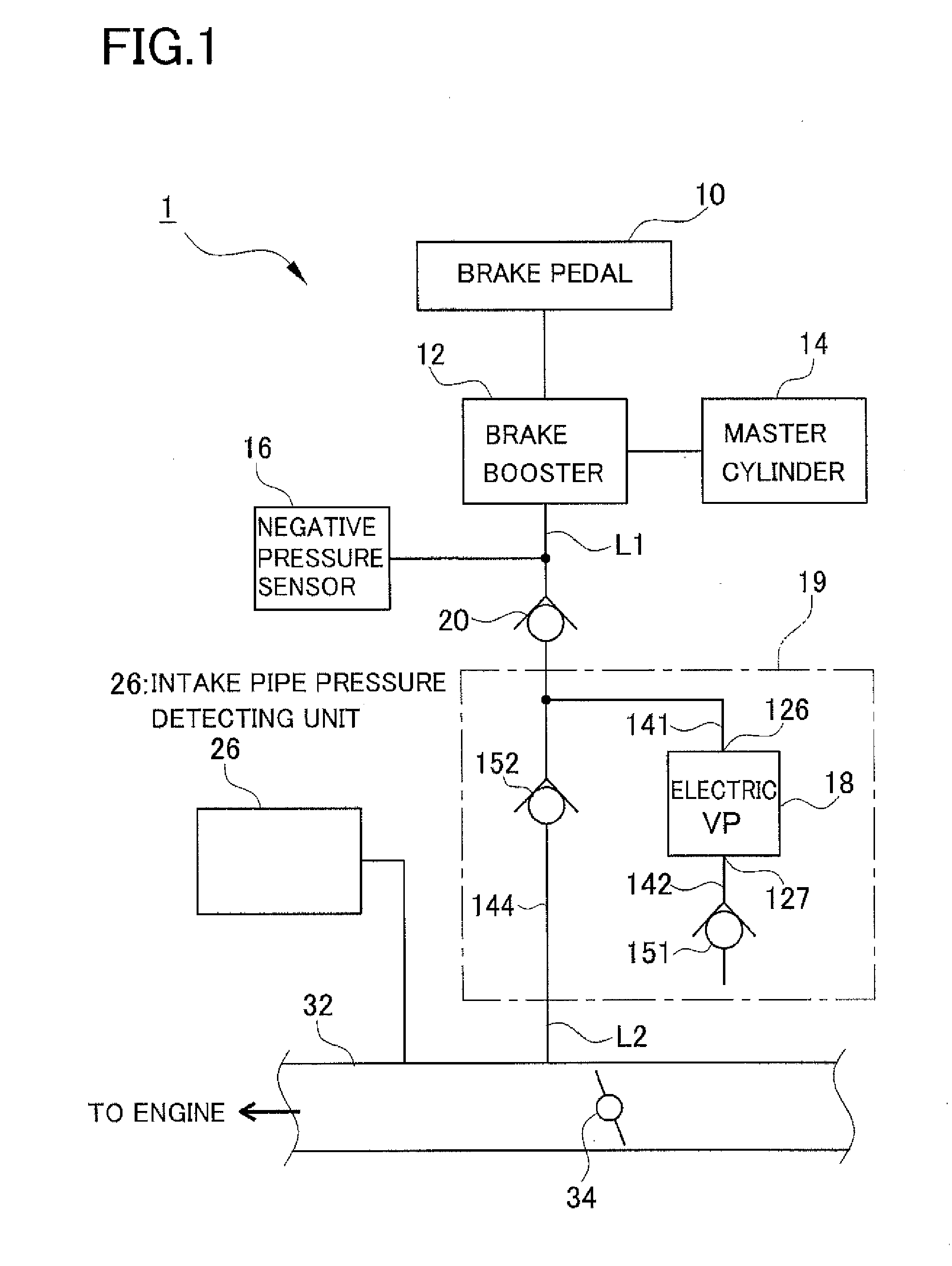 Negative pressure supply unit