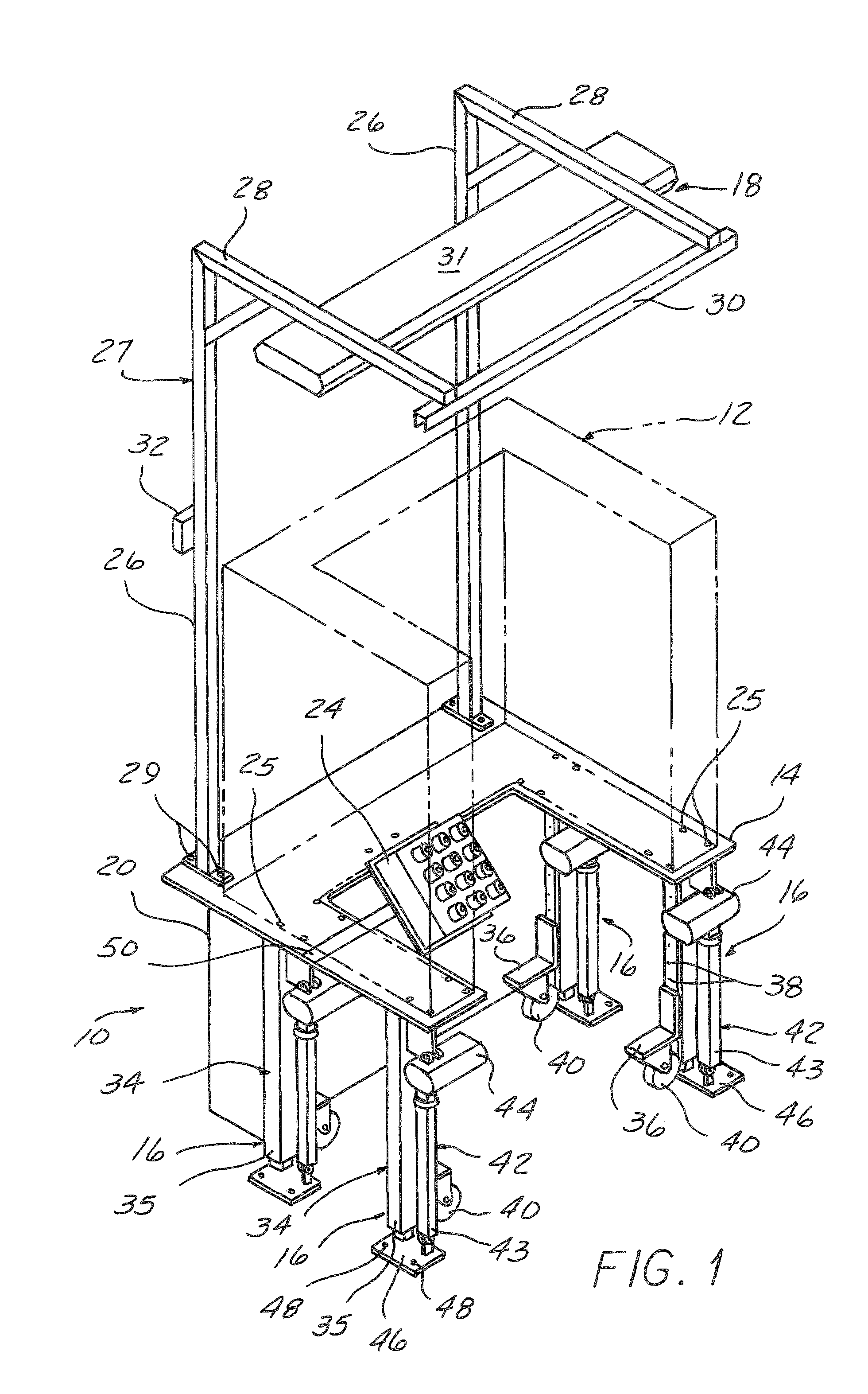 Modular base for industrial tools