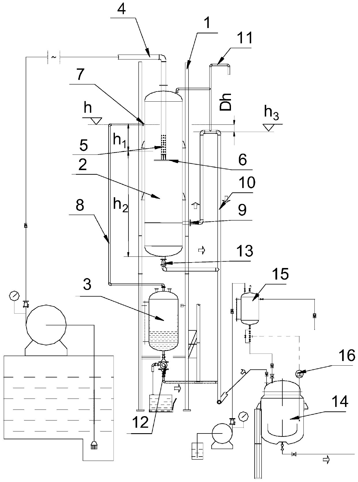 Oily industrial wastewater treatment device and treatment method