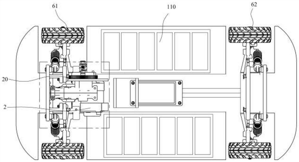 Electric automobile and electro-hydraulic hybrid power driving system