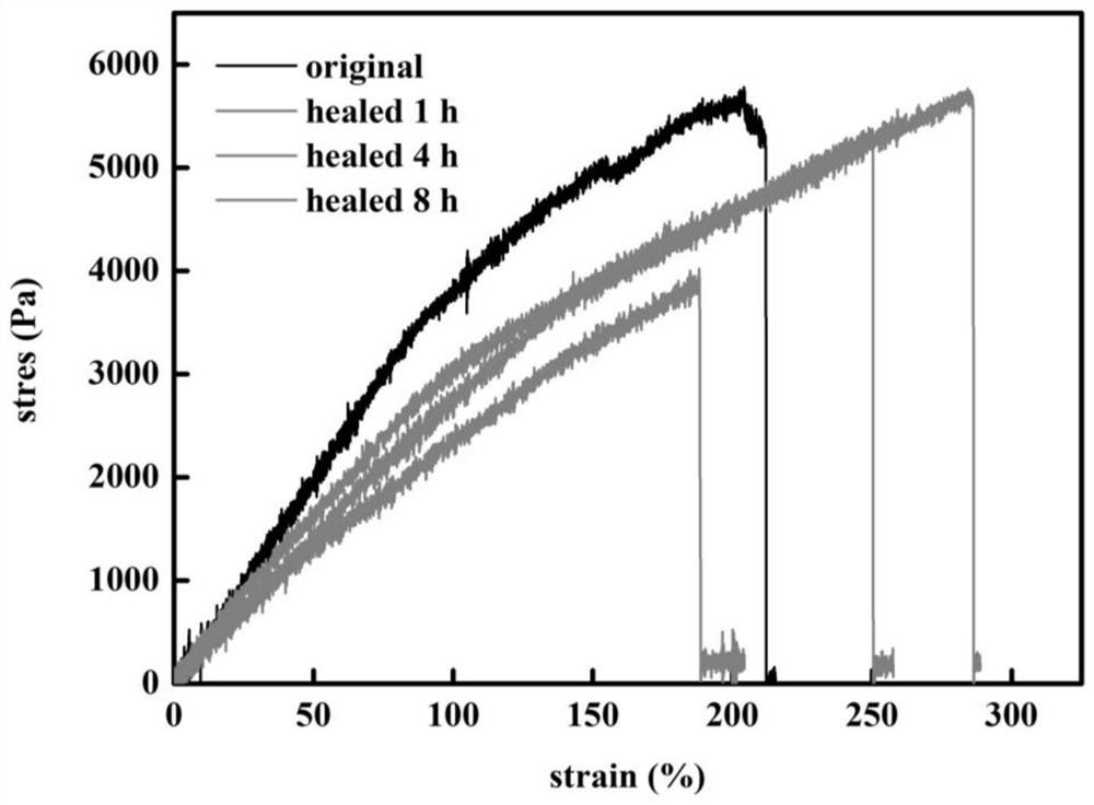 High-efficiency self-healing hydrogel enhanced by cellulose nanocrystals and preparation method thereof