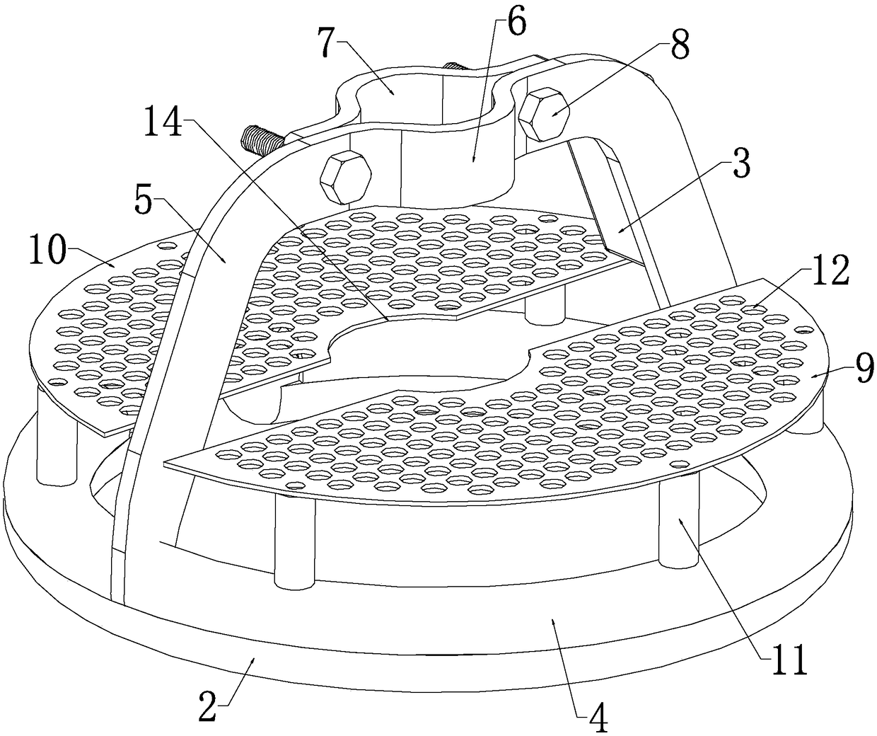 Electromagnetic adsorption device