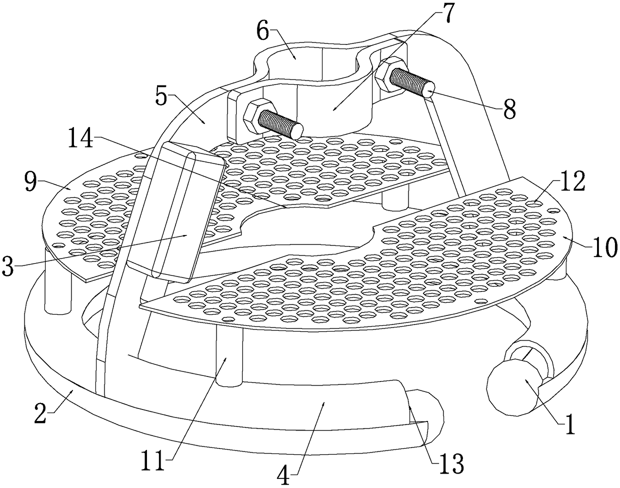 Electromagnetic adsorption device