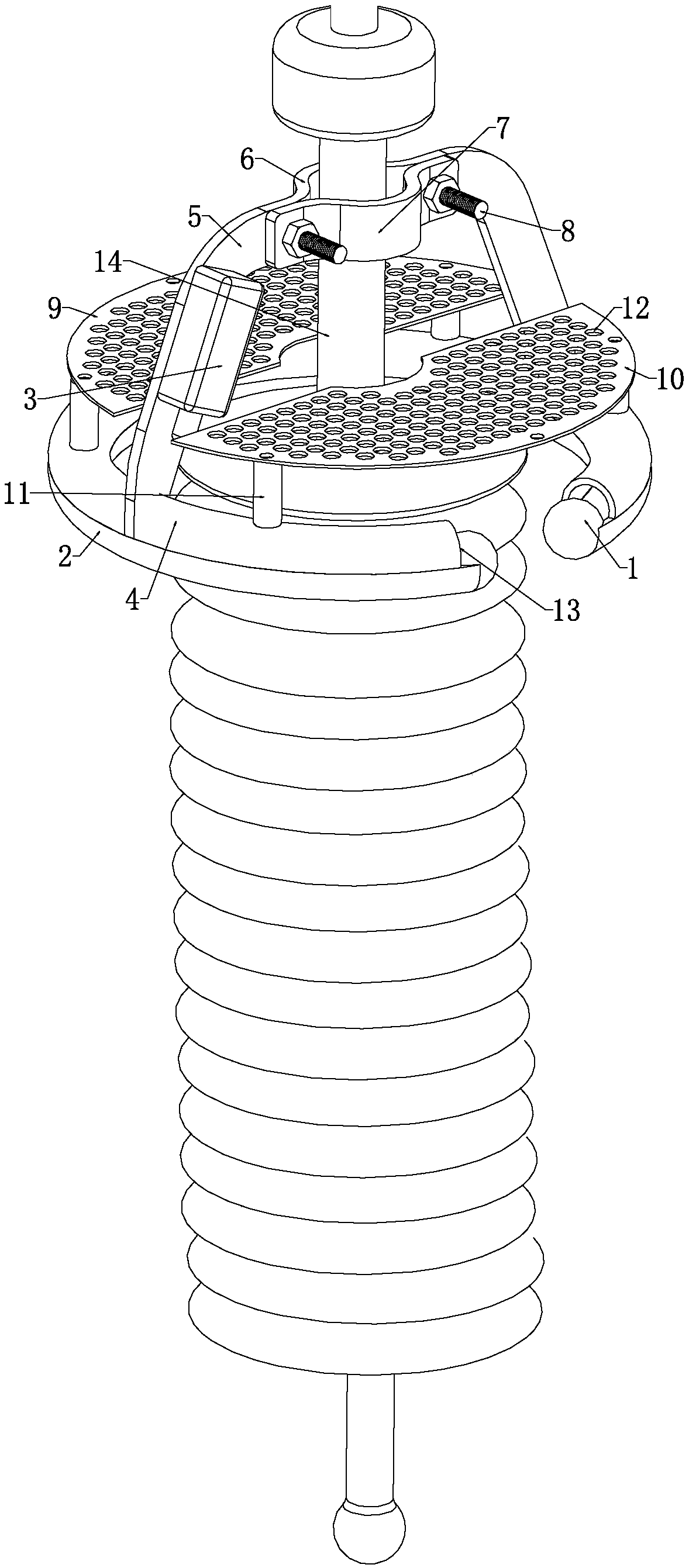 Electromagnetic adsorption device