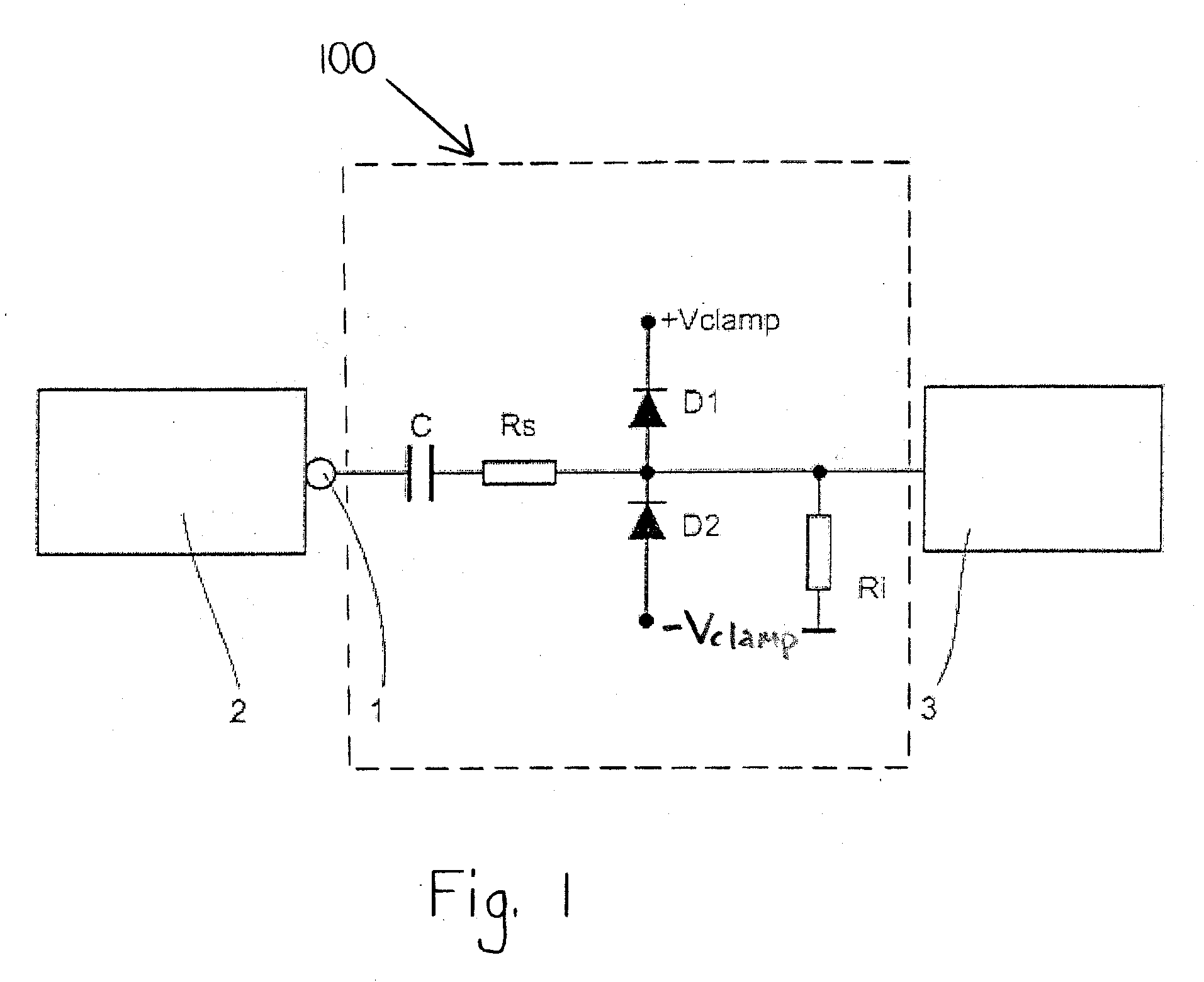 Device for protecting an electric impedance tomograph from overvoltage pulses