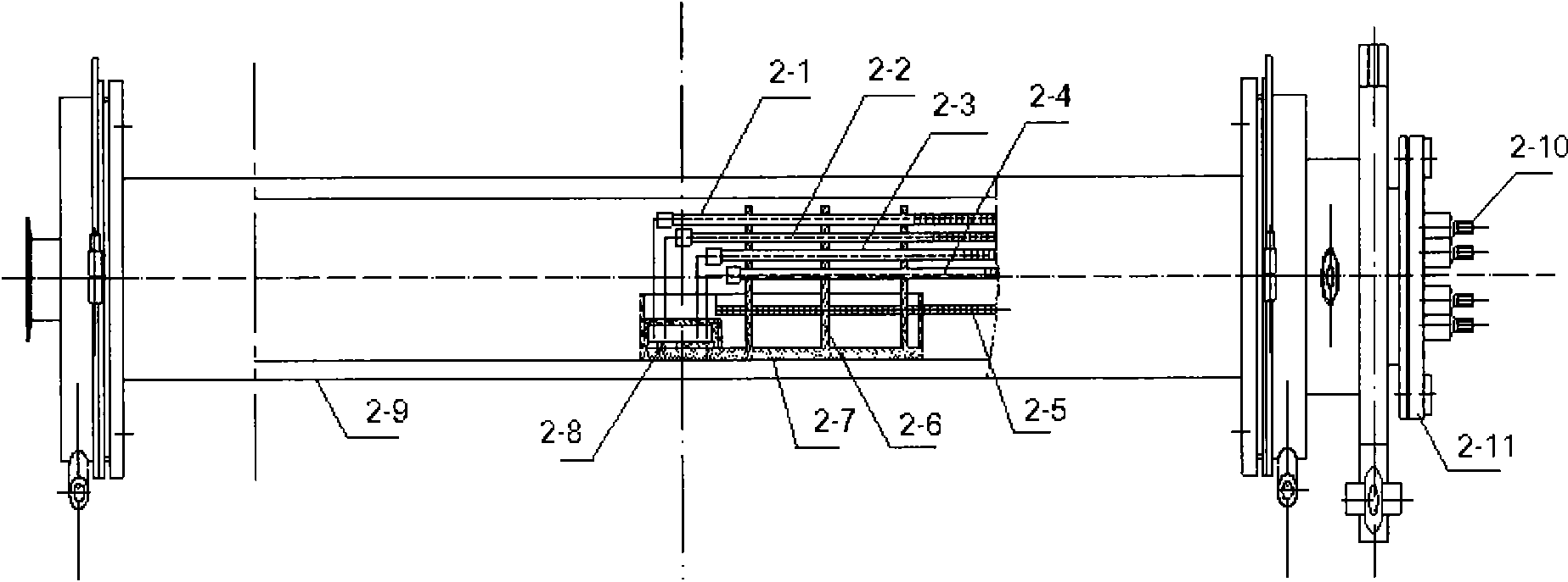 Device for testing metal melt electrical resistivity and testing method therefor