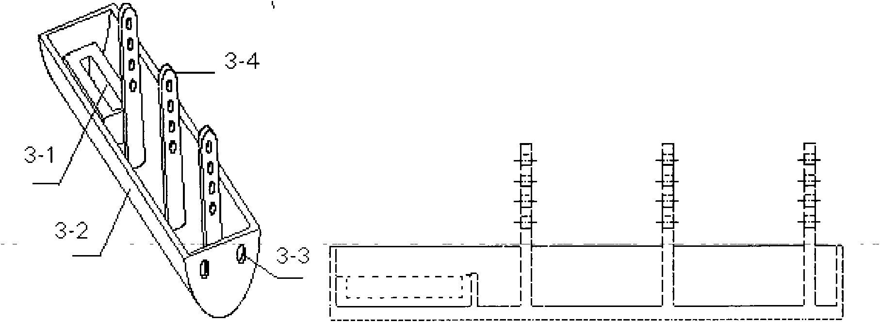 Device for testing metal melt electrical resistivity and testing method therefor