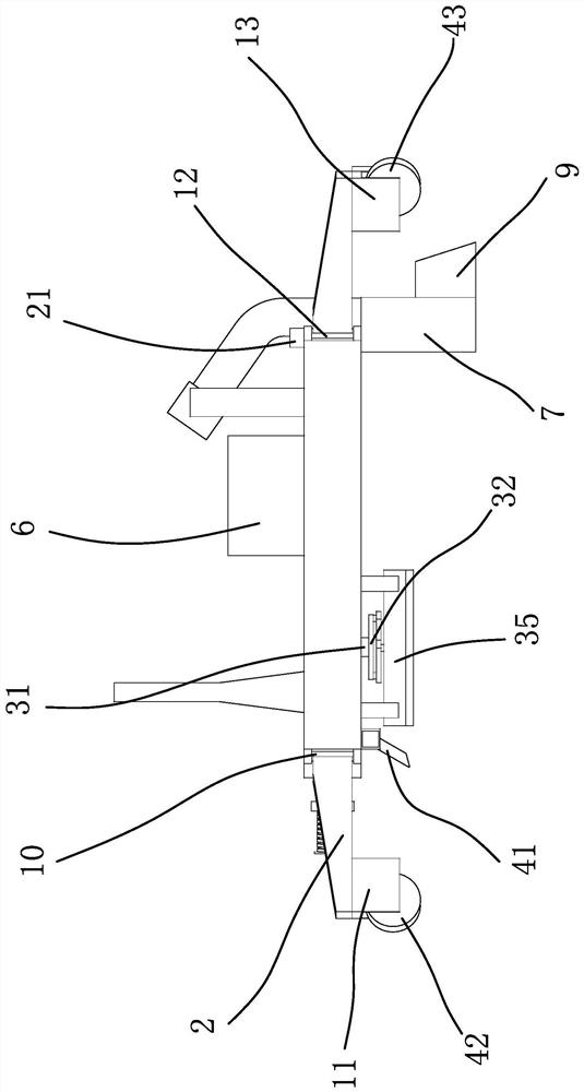 A large-diameter optical cable direct-buried construction vehicle