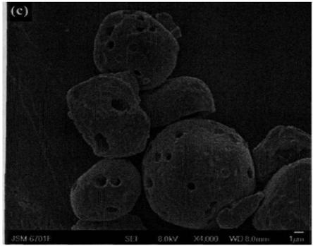 Cross-linked starch microsphere preparation method