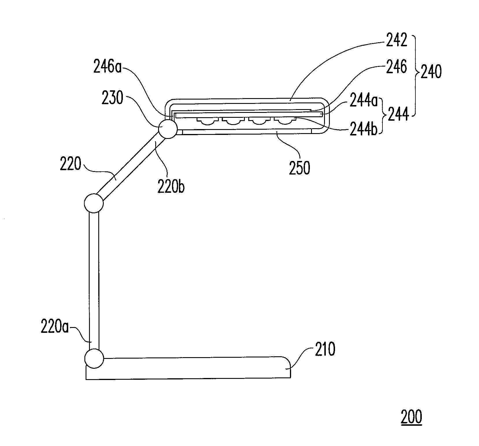 LED table lamp