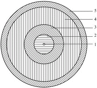 A kind of vibration sensitive optical fiber and its manufacturing method