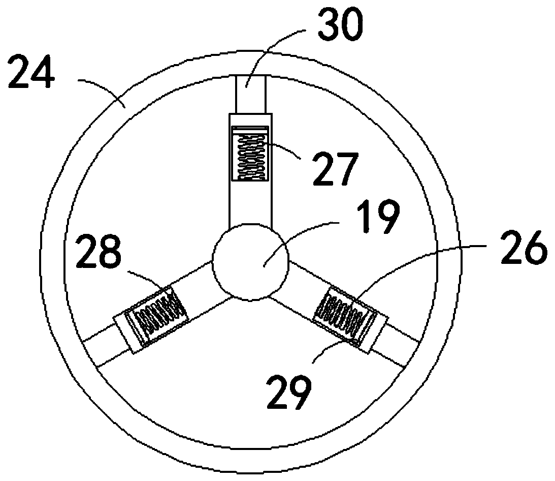 A kiln tail anti-slagging and slagging device for solid hazardous waste incineration rotary kiln