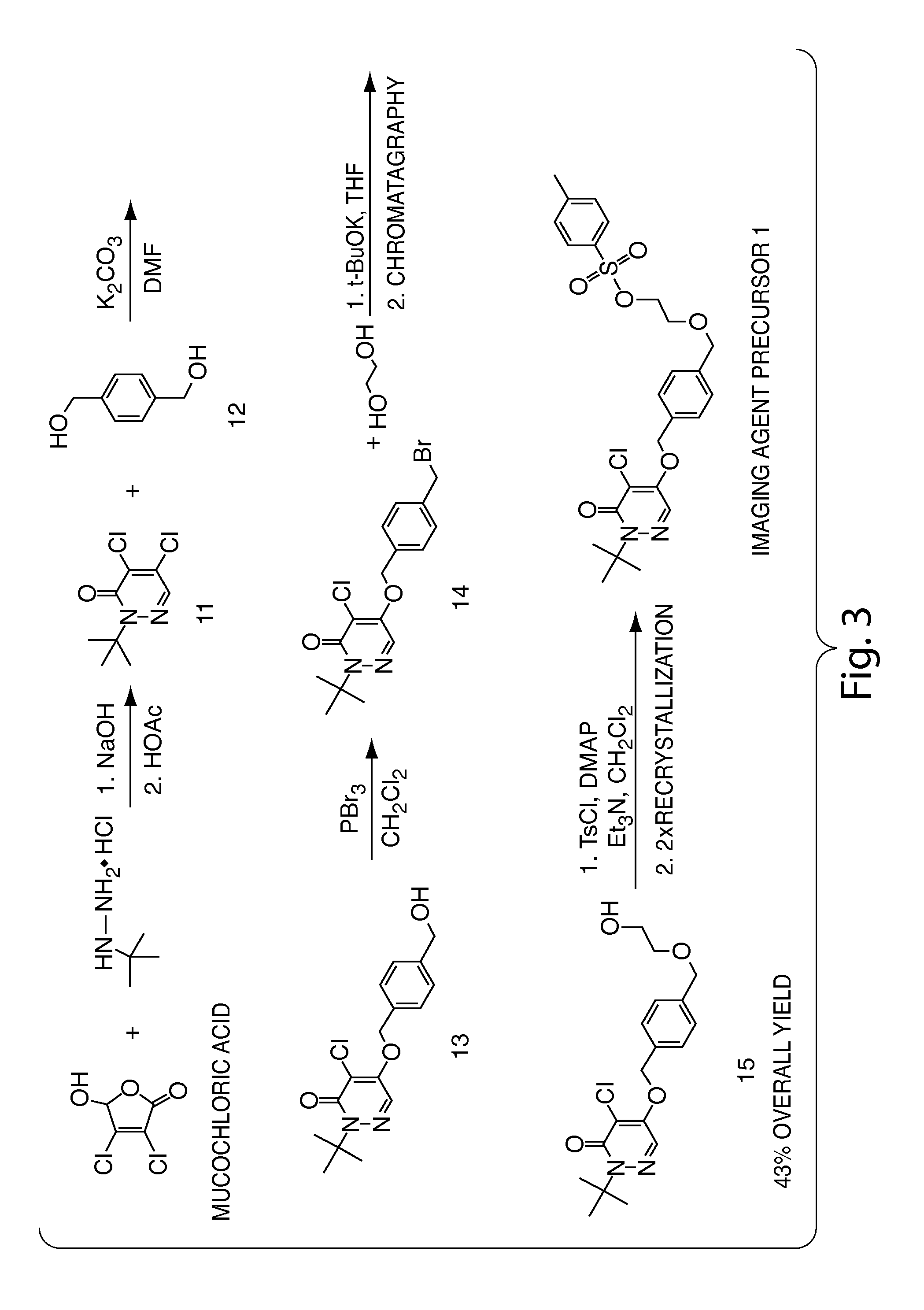 Methods and apparatus for synthesizing imaging agents, and intermediates thereof