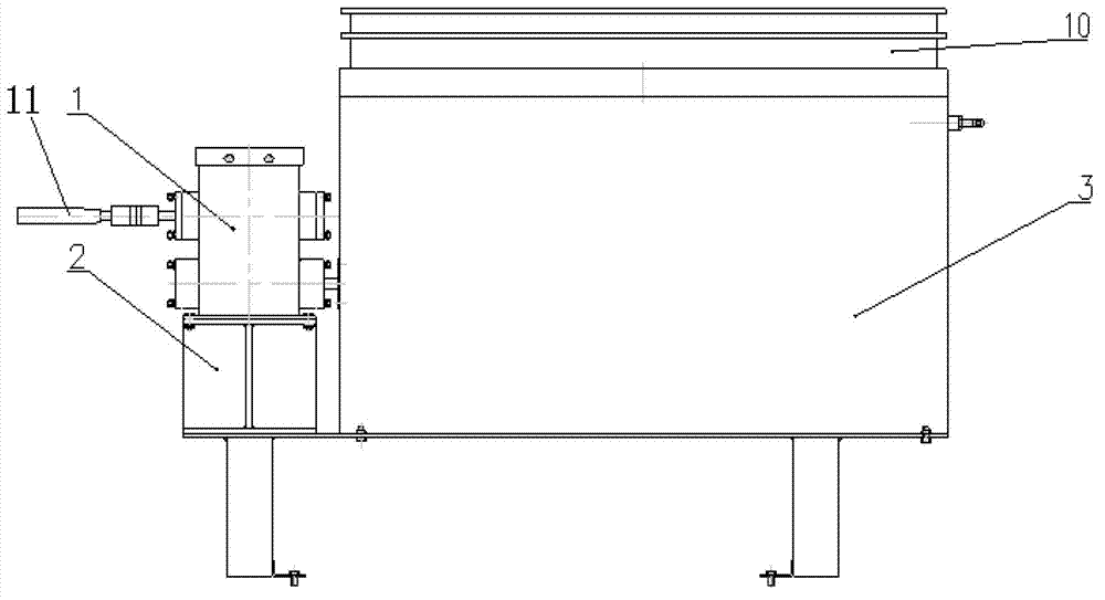 Air circulation driving device for purifying, refrigerating and dehumidifying mine-used lifesaving cabin