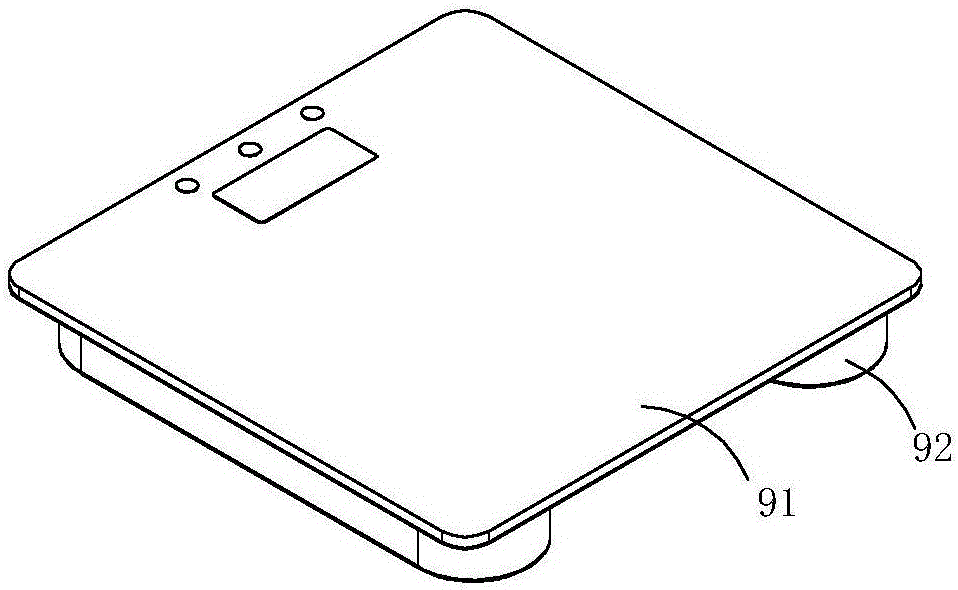 Dual-precision weighing electronic balance with adjusting mechanism