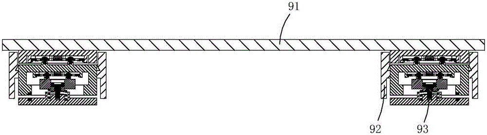 Dual-precision weighing electronic balance with adjusting mechanism