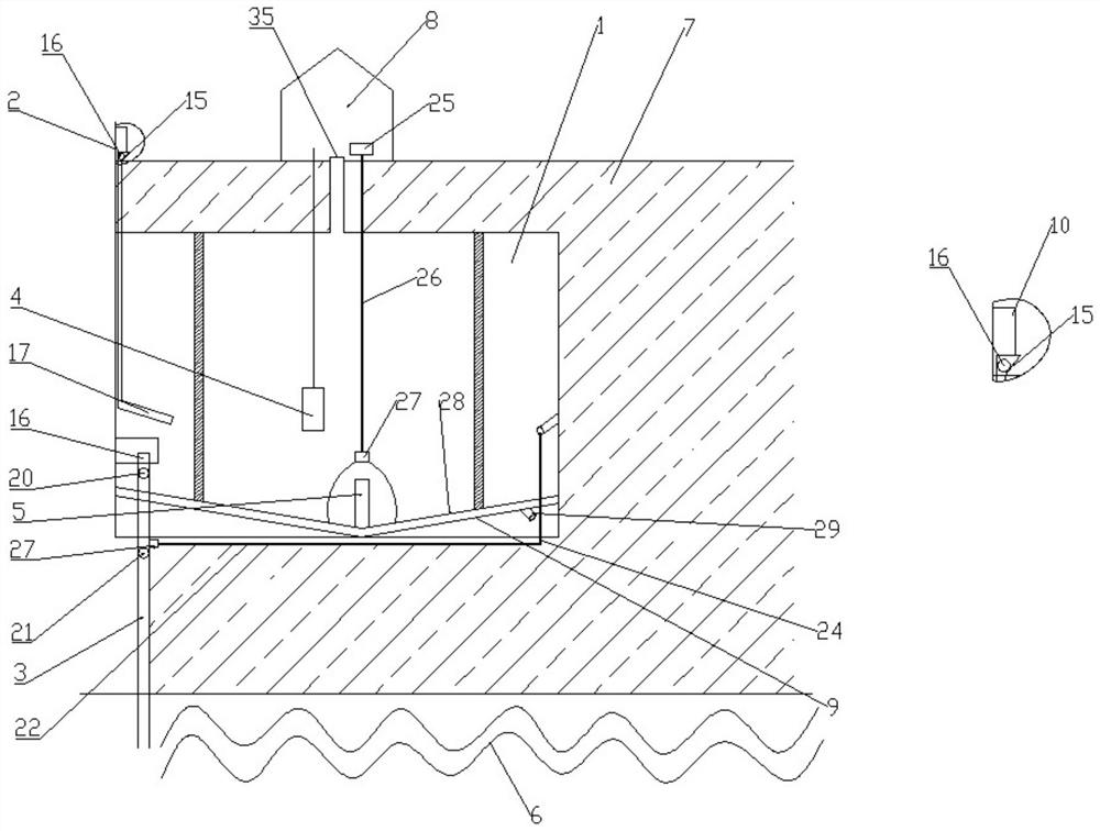 System for collecting and storing rainwater and supplementing underground water and irrigating field