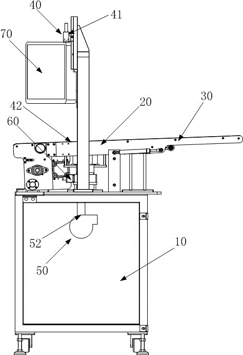 Wine box facial tissue automatic positioning and forming machine as well as automatic positioning and adjusting method