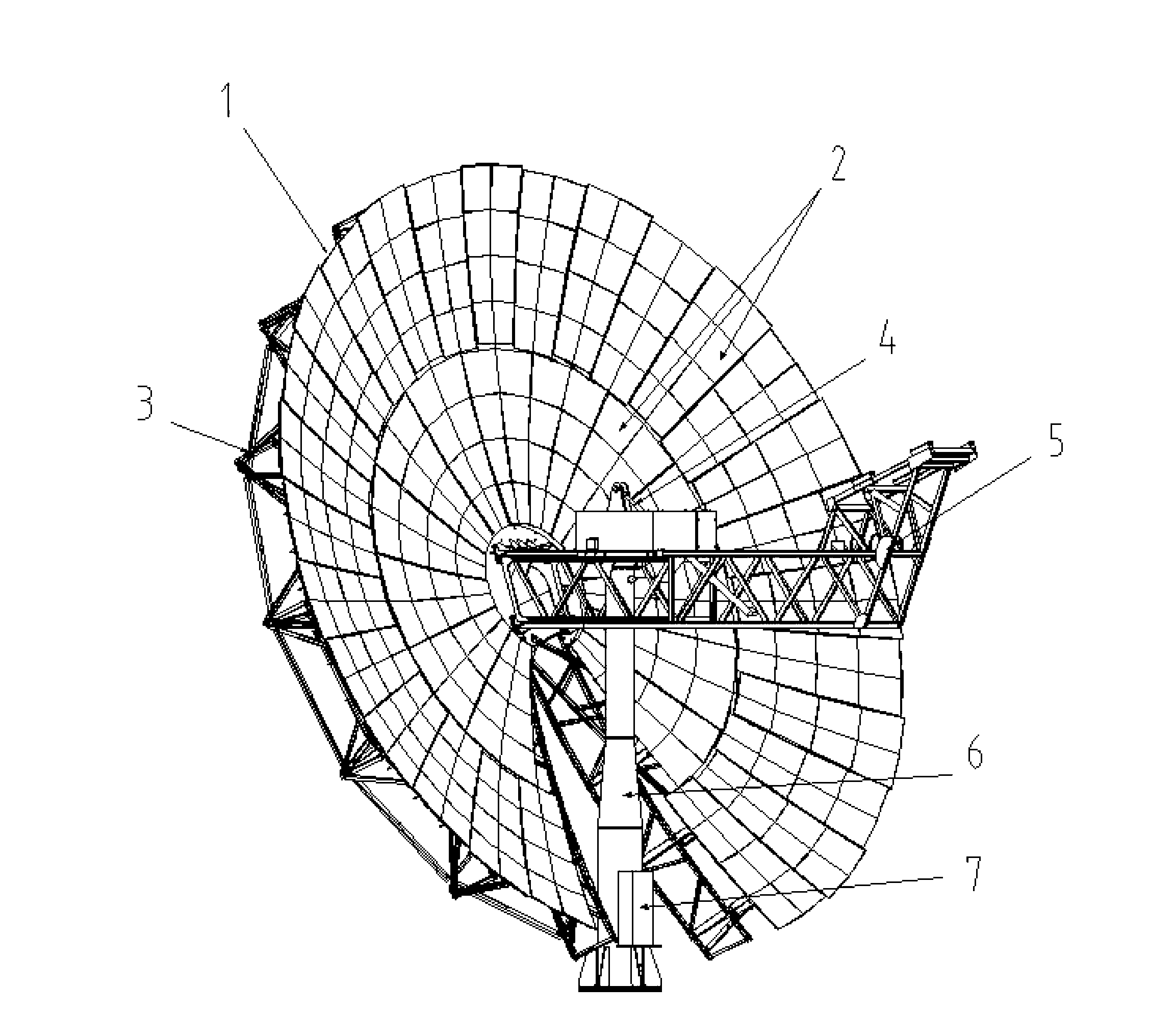 Horizontal solar disk-type light condensation system and solar power generation system adopting same