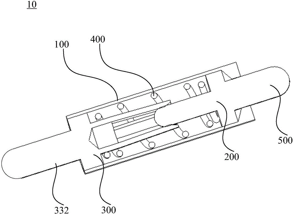 Electric connector telescopic contact