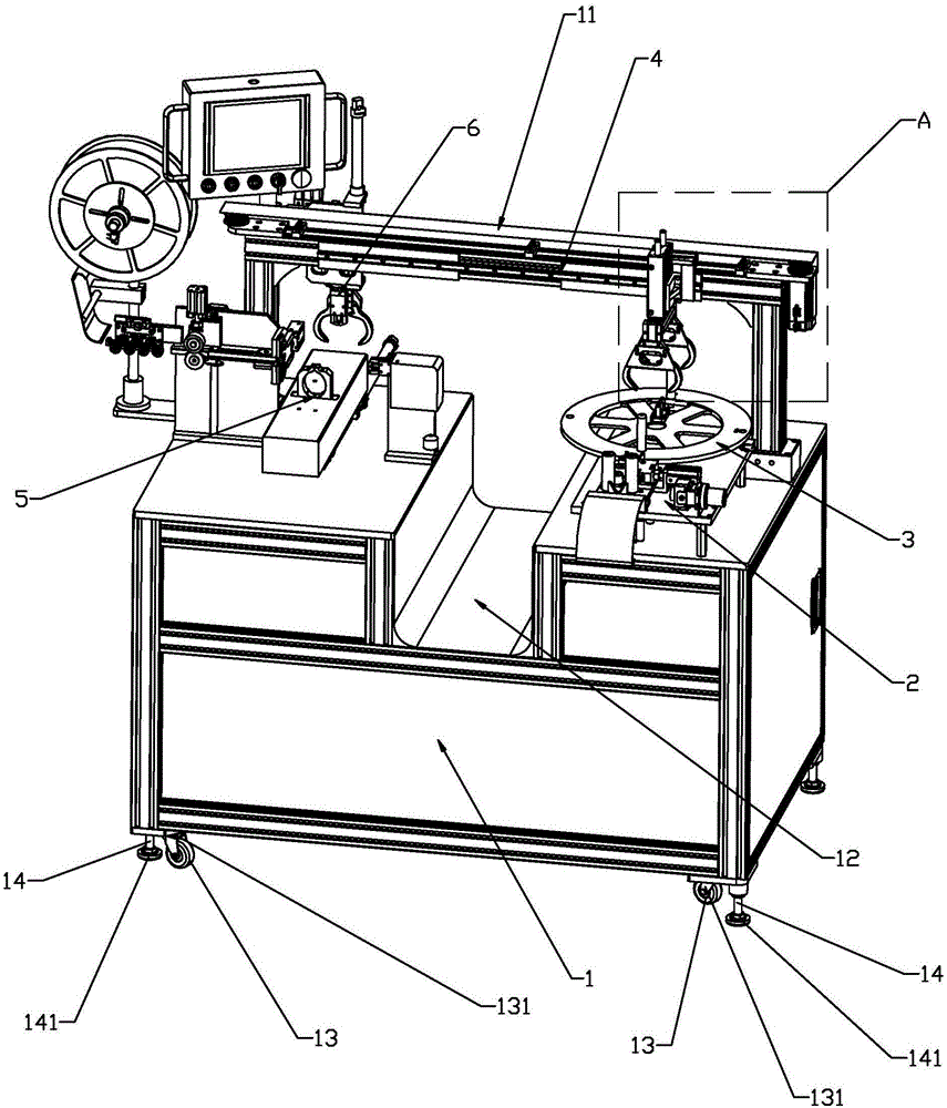 Strip-shaped soft-material strapping machine with quick-carrying function