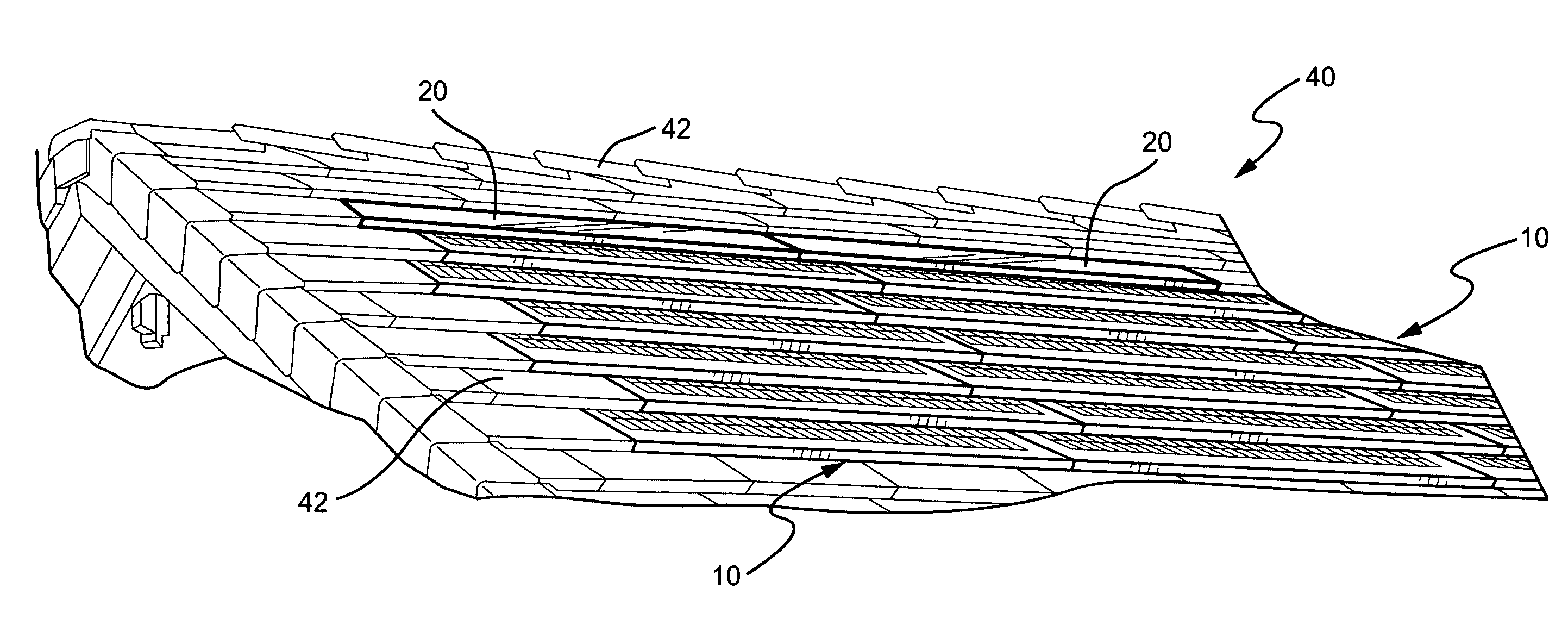 Roof tile or tiled solar thermal collector